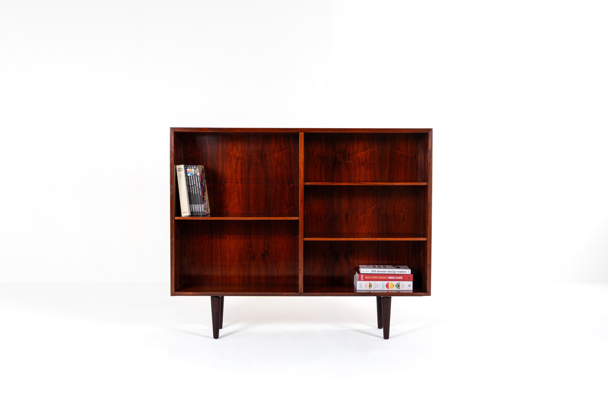 Mid-century rosewood bookcase by Omann Jun, Model 9