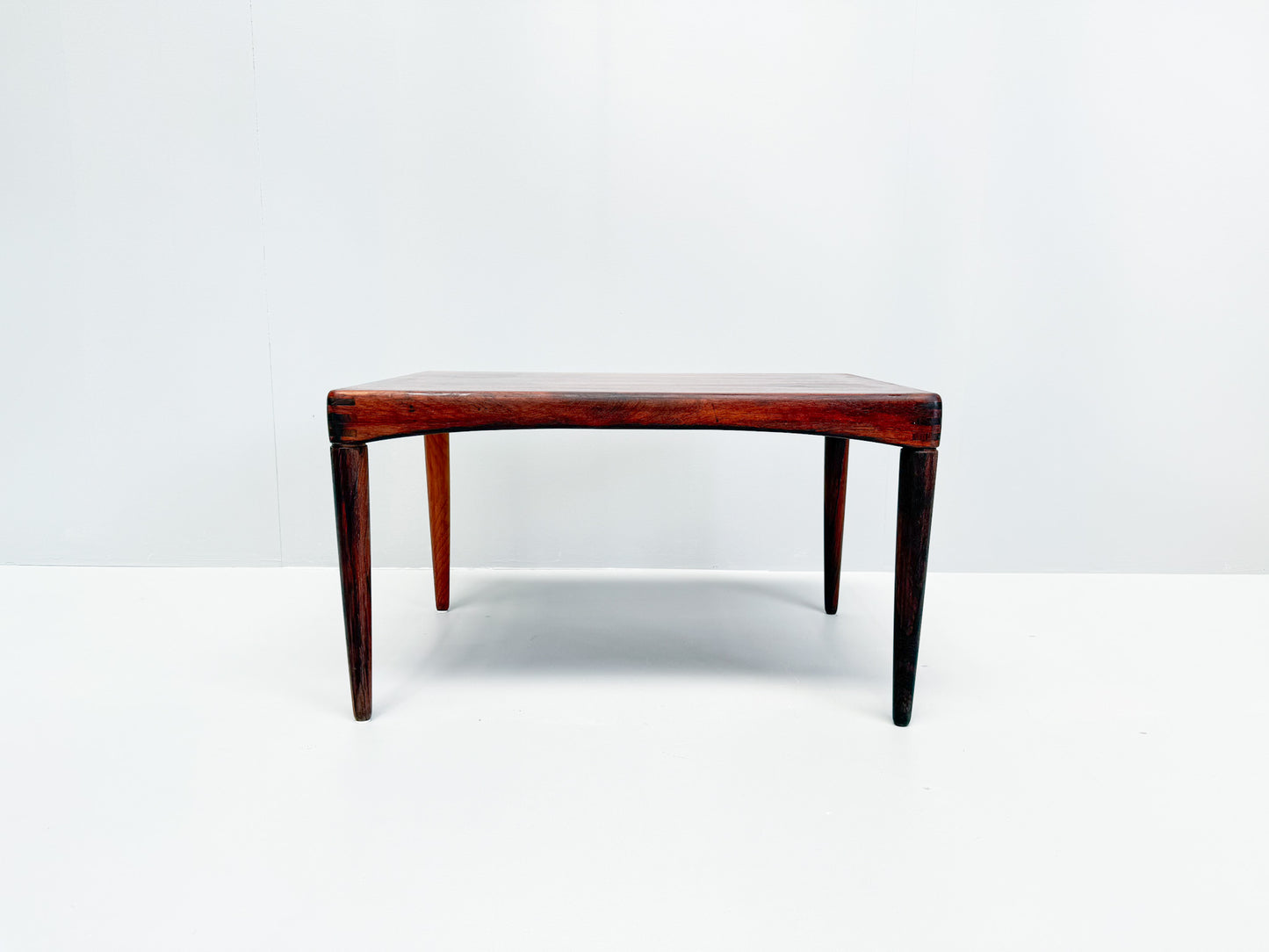 Vintage rosewood side table 1960s Danish design by Henry Walter Klein