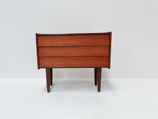 Mid-century Danish teak chest of drawers 1960s Scandinavian design