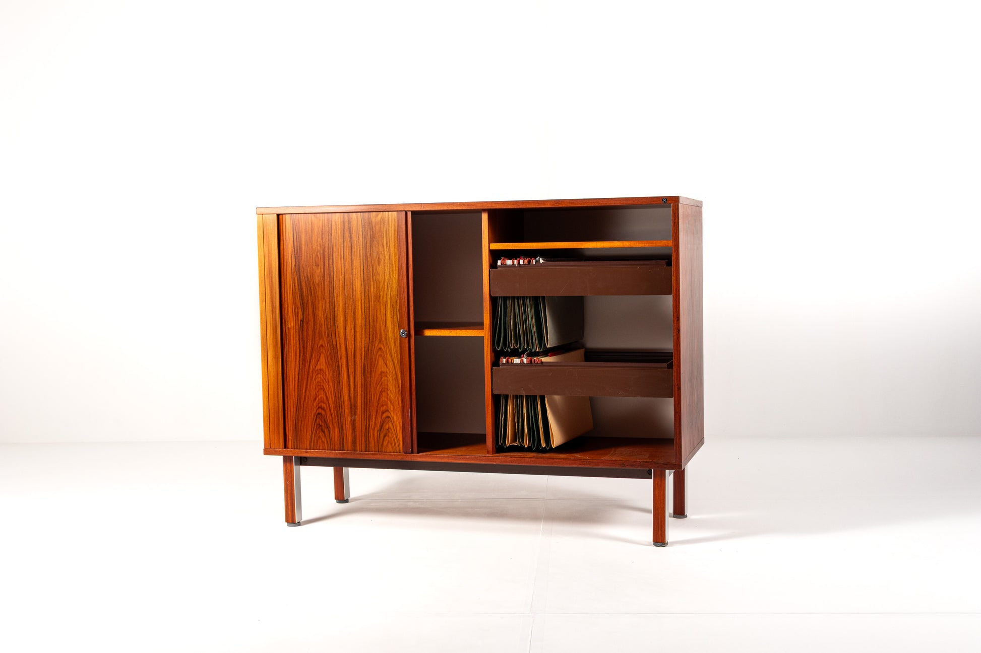 Mid-century rosewood cabinet, vintage Scandinavian design
