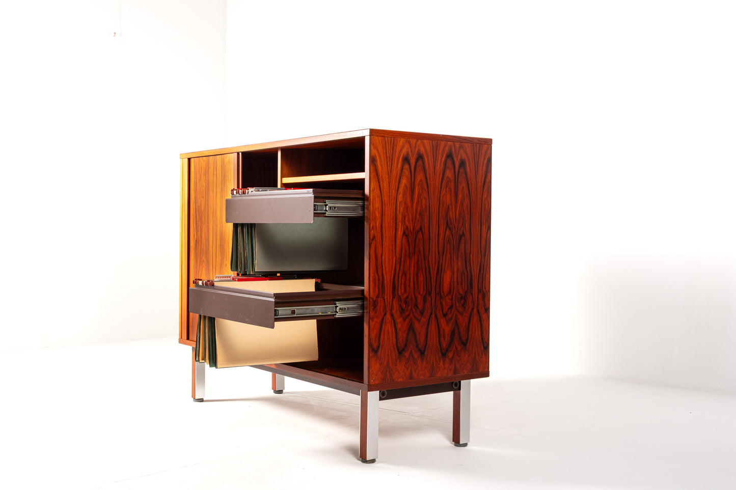 NIPU Danish Rosewood Cabinet – Mid-Century Modern Design
