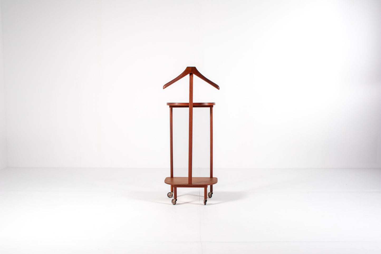 Mid-century modern teak valet stand dressboy, 1960s