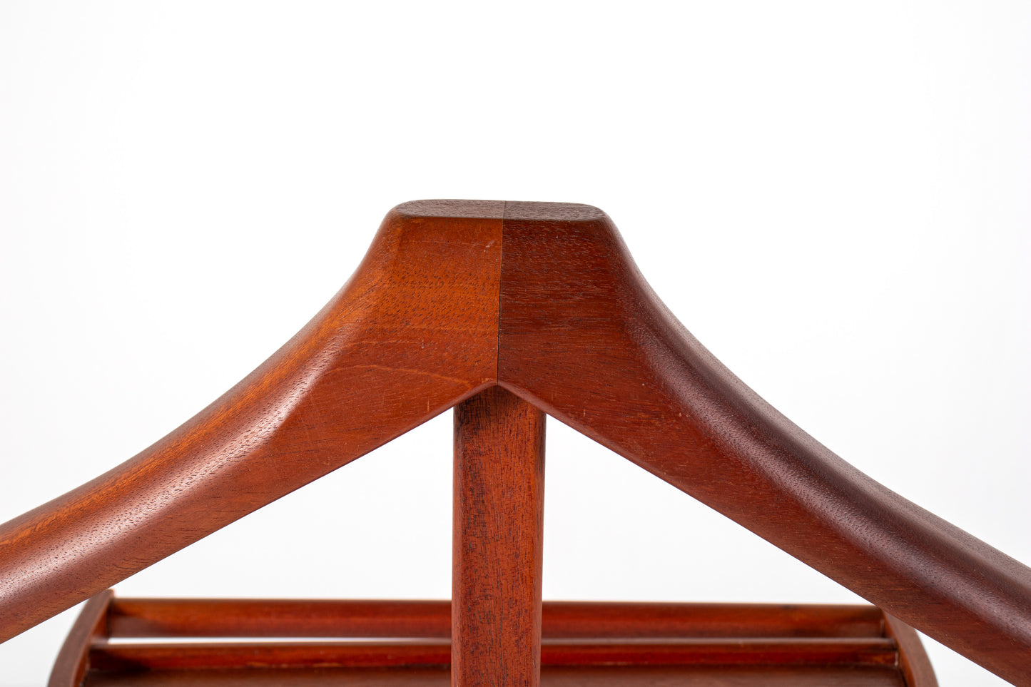 Teak dressboy with top tray and lower shelf