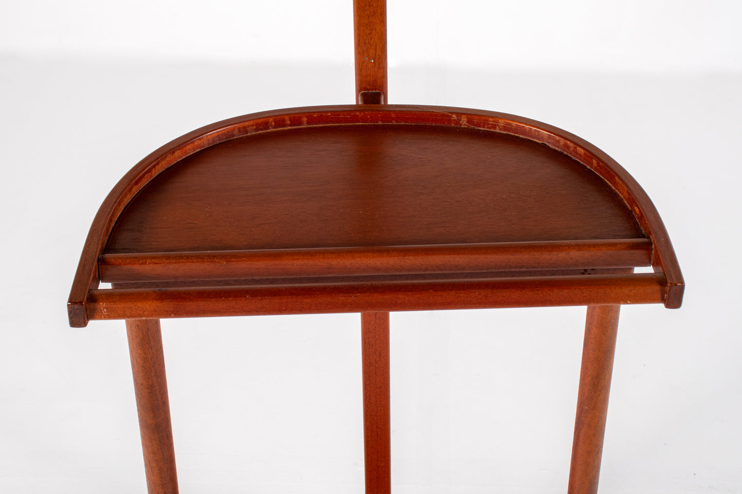 Teak dressboy with top tray and lower shelf