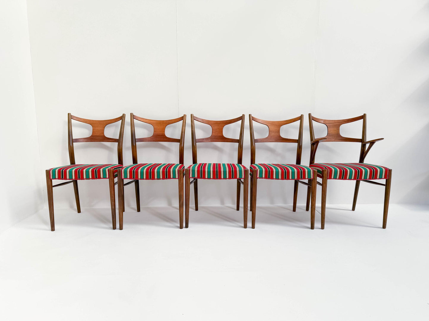 Set of 5 Rare Kurt Østervig Dining Chairs by Randers Furniture