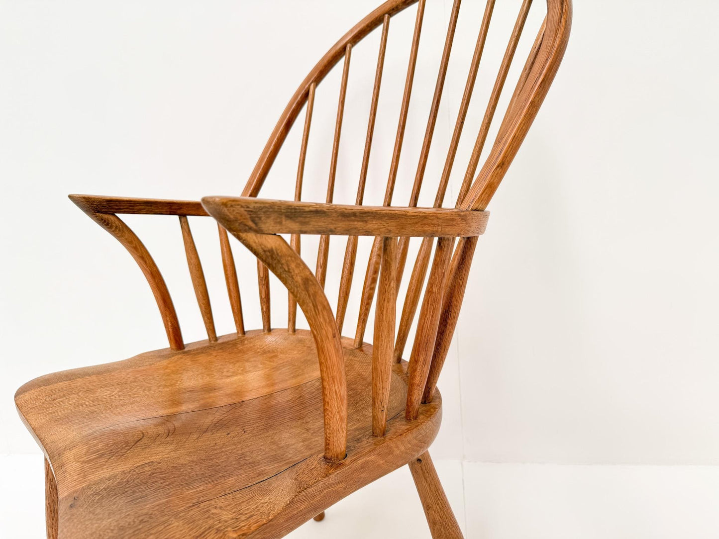 Danish CH18A Oak High Back Chair by Frits Henningsen for Carl Hansen & Søn, 1960s