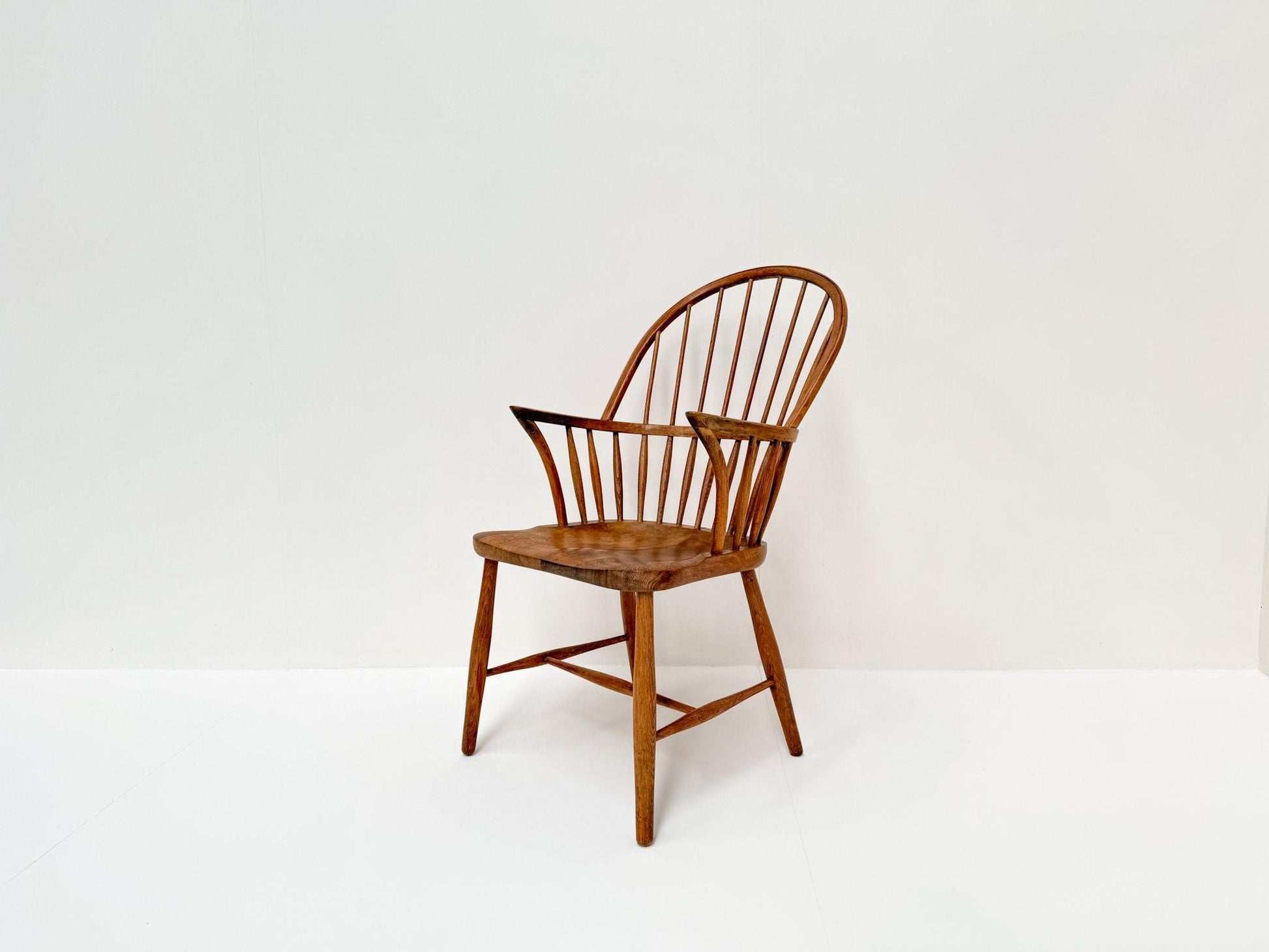 Danish CH18A oak high back chair Frits Henningsen Carl Hansen 1960s