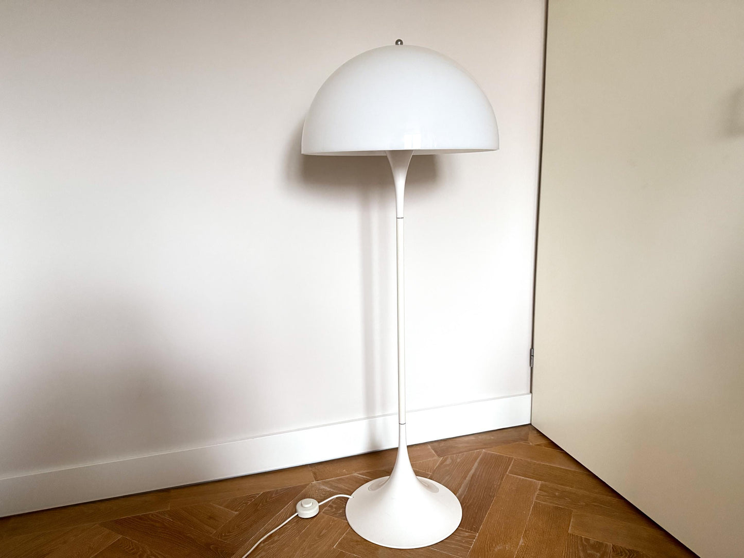 Vintage Authentic Panthella Floor Lamp by Verner Panton for Louis Poulsen, Denmark, 1970s