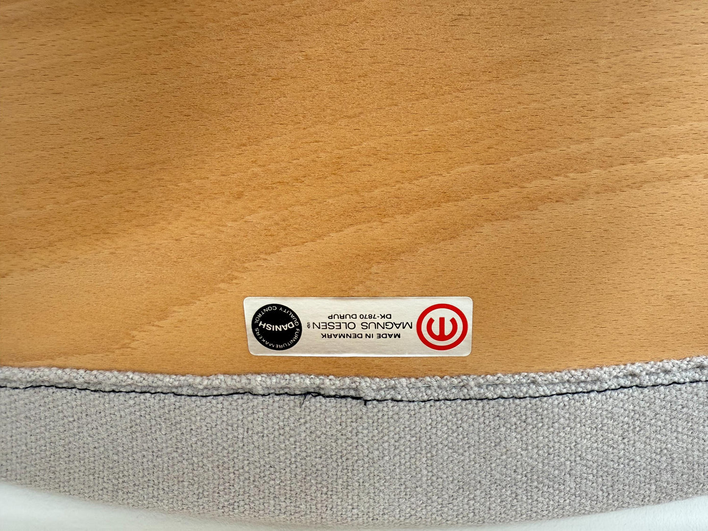 Set of 8 Danish Modern Bentwood Beech Stacking Chairs, 1970s